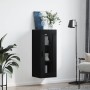 Schwarzer Wandhängeschrank 34,5x34x90 cm von , Sideboards - Ref: Foro24-828925, Preis: 55,74 €, Rabatt: %
