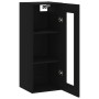 Armario de pared negro 34,5x34x90 cm de , Aparadores - Ref: Foro24-828925, Precio: 56,36 €, Descuento: %