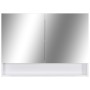Badezimmerschrank mit Spiegel Weiß MDF 80x15x60 cm von vidaXL, Badezimmerwaschtische - Ref: Foro24-323604, Preis: 137,95 €, R...