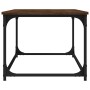 Wood and iron coffee table, brown oak, 102x50x40 cm by , Coffee table - Ref: Foro24-823301, Price: 48,48 €, Discount: %