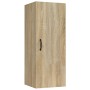Wandschrank aus Sonoma-Eichenfurnierholz 34,5x34x90cm von , Regale und Regale - Ref: Foro24-812441, Preis: 56,00 €, Rabatt: %