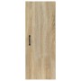 Wandschrank aus Sonoma-Eichenfurnierholz 34,5x34x90cm von , Regale und Regale - Ref: Foro24-812441, Preis: 56,00 €, Rabatt: %