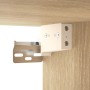 Wandschrank aus Sonoma-Eichenfurnierholz 34,5x34x90cm von , Regale und Regale - Ref: Foro24-812441, Preis: 56,00 €, Rabatt: %