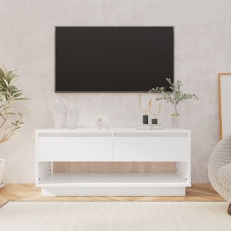 TV-Möbel aus weißem Sperrholz, 102x41x44 cm. von , TV-Möbel - Ref: Foro24-809485, Preis: 67,06 €, Rabatt: %