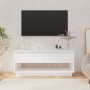 TV-Möbel aus weißem Sperrholz, 102x41x44 cm. von , TV-Möbel - Ref: Foro24-809485, Preis: 67,06 €, Rabatt: %