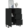 Aparador de madera de ingeniería negro 69,5x34x90 cm de , Aparadores - Ref: Foro24-830285, Precio: 159,34 €