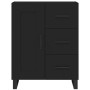 Aparador de madera de ingeniería negro 69,5x34x90 cm de , Aparadores - Ref: Foro24-830285, Precio: 159,34 €