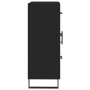 Aparador de madera de ingeniería negro 69,5x34x90 cm de , Aparadores - Ref: Foro24-830285, Precio: 159,34 €