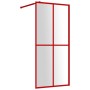 Duschtrennwand aus transparentem ESG-Glas in Rot, 90x195 cm. von , Duschwände und Duschwände - Ref: Foro24-154944, Preis: 125...