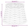 Lampshade for brown wicker lamp Ø20x15 cm by , Lampshades - Ref: Foro24-364389, Price: 16,40 €, Discount: %