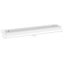 Wandregale Loggia 4 Stück weiß MDF 80x15x4 cm von , Regale und Regale - Ref: Foro24-330228, Preis: 57,52 €, Rabatt: %