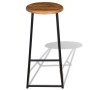 Barhocker für die Küchentheke, 2 Stück Massivholz aus Teakholz. von , Küchenhocker - Ref: Foro24-243459, Preis: 210,62 €, Rab...