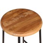 Barhocker für die Küchentheke, 2 Stück Massivholz aus Teakholz. von , Küchenhocker - Ref: Foro24-243459, Preis: 210,62 €, Rab...