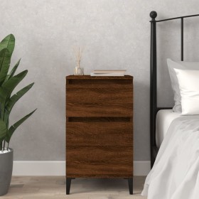 Bedside table in brown oak color, 40x35x70 cm by , Nightstands - Ref: Foro24-819722, Price: 48,92 €, Discount: %