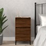 Mesita de noche color roble marrón 40x35x70 cm de , Mesitas de noche - Ref: Foro24-819722, Precio: 48,92 €, Descuento: %