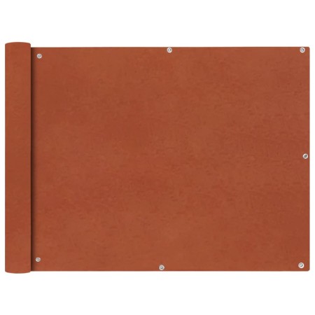 Toldo lateral para balcón tela oxford terracota 90x600 cm de , Sombrillas - Ref: Foro24-42331, Precio: 27,25 €
