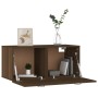 Wandschrank aus braunem Eichenholz 80x36,5x35 cm. von , Regale und Regale - Ref: Foro24-817608, Preis: 50,78 €, Rabatt: %
