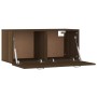 Wandschrank aus braunem Eichenholz 80x36,5x35 cm. von , Regale und Regale - Ref: Foro24-817608, Preis: 50,78 €, Rabatt: %