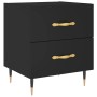 Mesita de noche madera de ingeniería negro 40x35x47,5 cm de , Mesitas de noche - Ref: Foro24-827262, Precio: 57,17 €