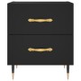 Mesita de noche madera de ingeniería negro 40x35x47,5 cm de , Mesitas de noche - Ref: Foro24-827262, Precio: 57,17 €