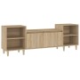 Fernsehmöbel aus Eichenholz-Sonoma-Sperrholz 160x35x55 cm. von , TV-Möbel - Ref: Foro24-821191, Preis: 94,20 €, Rabatt: %