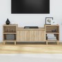 Fernsehmöbel aus Eichenholz-Sonoma-Sperrholz 160x35x55 cm. von , TV-Möbel - Ref: Foro24-821191, Preis: 94,20 €, Rabatt: %