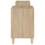Fernsehmöbel aus Eichenholz-Sonoma-Sperrholz 160x35x55 cm. von , TV-Möbel - Ref: Foro24-821191, Preis: 94,20 €, Rabatt: %