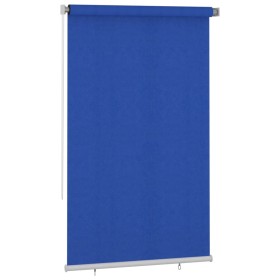 Roll-up garden blind in blue HDPE 140x230 cm by , Blinds and blinds - Ref: Foro24-312852, Price: 38,82 €, Discount: %