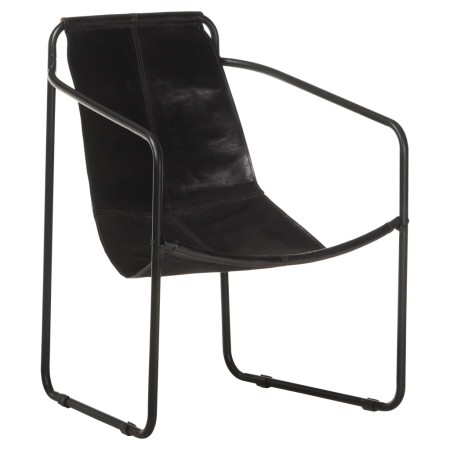 Black genuine leather relaxation armchair by , Armchairs - Ref: Foro24-323727, Price: 93,59 €, Discount: %