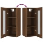 Hängender Wandschrank aus brauner Eiche 34,5x34x90 cm. von , Sideboards - Ref: Foro24-817449, Preis: 53,92 €, Rabatt: %
