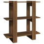 Regal/Trennwand Eiche Braun 80x30x87 cm von , Bücherregale und Regale - Ref: Foro24-813580, Preis: 48,90 €, Rabatt: %