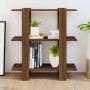 Regal/Trennwand Eiche Braun 80x30x87 cm von , Bücherregale und Regale - Ref: Foro24-813580, Preis: 48,90 €, Rabatt: %