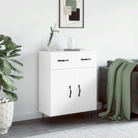 White engineered wood sideboard 69.5x34x90 cm by , Sideboards - Ref: Foro24-827972, Price: 100,51 €, Discount: %