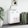 White engineered wood sideboard 69.5x34x90 cm by , Sideboards - Ref: Foro24-827972, Price: 100,51 €, Discount: %