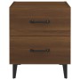 Mesita de noche color roble marrón 40x35x47,5 cm de , Mesitas de noche - Ref: Foro24-817295, Precio: 54,52 €, Descuento: %