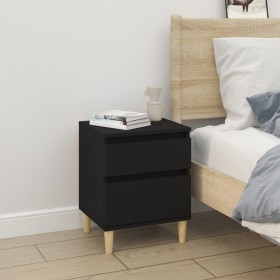 Nachttisch schwarz 40x35x50 cm von , Schließfächer und Lagerschränke - Ref: Foro24-821828, Preis: 46,59 €, Rabatt: %