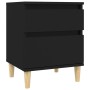 Nachttisch schwarz 40x35x50 cm von , Schließfächer und Lagerschränke - Ref: Foro24-821828, Preis: 46,59 €, Rabatt: %
