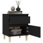 Nachttisch schwarz 40x35x50 cm von , Schließfächer und Lagerschränke - Ref: Foro24-821828, Preis: 46,59 €, Rabatt: %