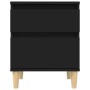 Nachttisch schwarz 40x35x50 cm von , Schließfächer und Lagerschränke - Ref: Foro24-821828, Preis: 46,59 €, Rabatt: %