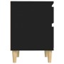 Nachttisch schwarz 40x35x50 cm von , Schließfächer und Lagerschränke - Ref: Foro24-821828, Preis: 46,59 €, Rabatt: %