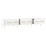 TV stand made of white glossy engineered wood 150x36x30 cm by , TV Furniture - Ref: Foro24-829142, Price: 101,92 €, Discount: %