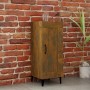 Engineered wood smoked oak sideboard 34.5x34x90 cm by , Sideboards - Ref: Foro24-817435, Price: 53,88 €, Discount: %