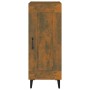 Engineered wood smoked oak sideboard 34.5x34x90 cm by , Sideboards - Ref: Foro24-817435, Price: 53,88 €, Discount: %