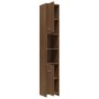 Badezimmerschrank aus braunem Eichenfurnierholz 30x30x183,5cm. von , Badezimmermöbel - Ref: Foro24-815521, Preis: 85,80 €, Ra...