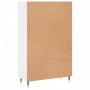 Hoher Schrank aus weißem Ingenieurholz 69,5x31x115 cm von , Sideboards - Ref: Foro24-830300, Preis: 86,89 €, Rabatt: %
