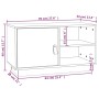 Massives TV-Möbel aus Kiefernholz 70x34x40 cm von , TV-Möbel - Ref: Foro24-818235, Preis: 61,60 €, Rabatt: %