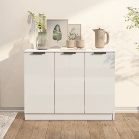 Bright white plywood sideboard 90.5x30x70 cm by , Sideboards - Ref: Foro24-811193, Price: 128,80 €, Discount: %