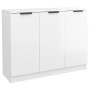 Hochglanz-Weißer Sperrholz-Sideboard 90,5x30x70 cm von , Sideboards - Ref: Foro24-811193, Preis: 128,80 €, Rabatt: %