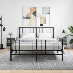 Nachttische 2 Stück aus Holz in Grau-Betonoptik, 40x30x50 cm. von , Nachttische - Ref: Foro24-826789, Preis: 52,39 €, Rabatt: %