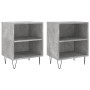 Nachttische 2 Stück aus Holz in Grau-Betonoptik, 40x30x50 cm. von , Nachttische - Ref: Foro24-826789, Preis: 52,39 €, Rabatt: %
